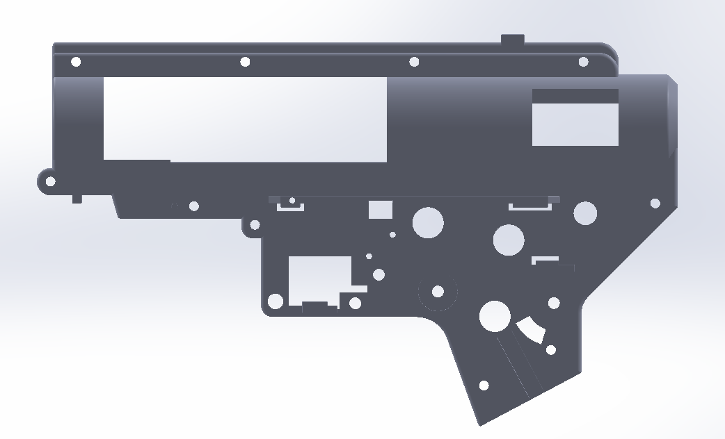 Free STL file AIRSOFT GEARBOX V2 🔫・3D print design to download・Cults